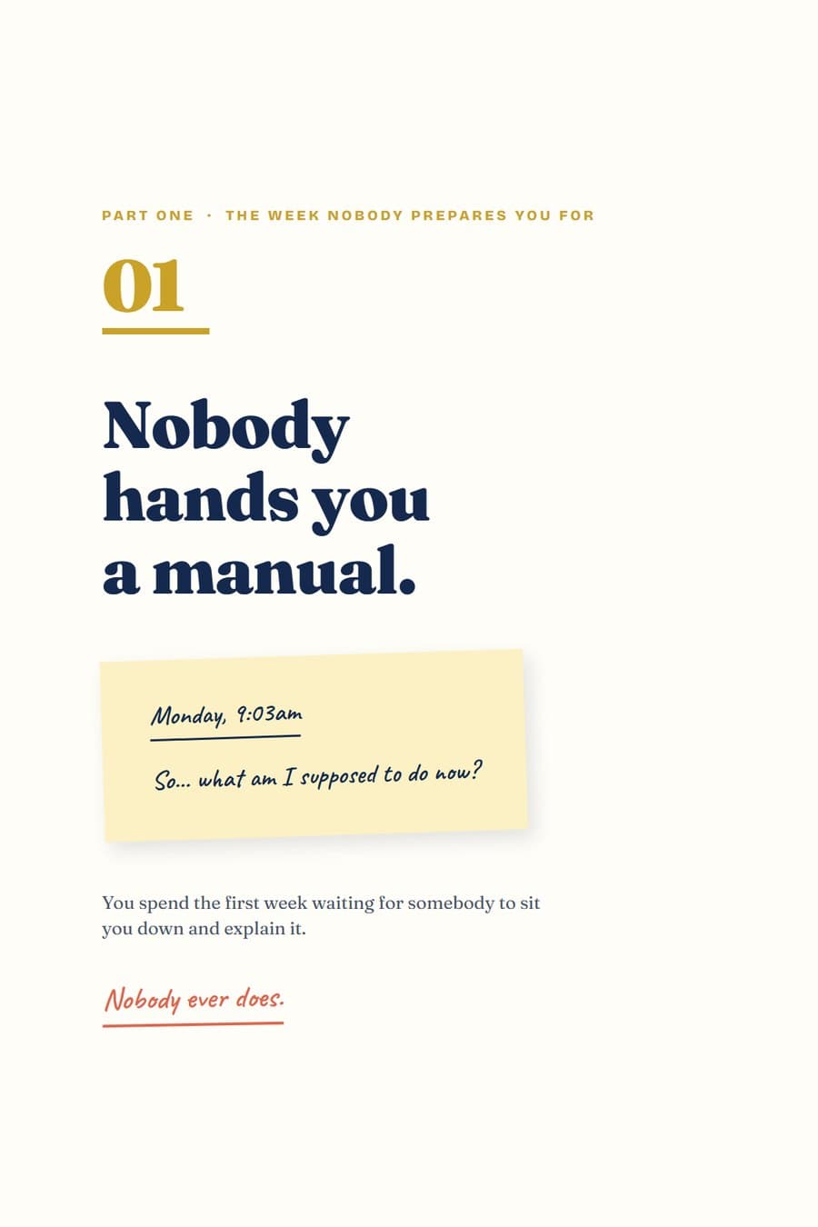Page 13: How a chapter opens