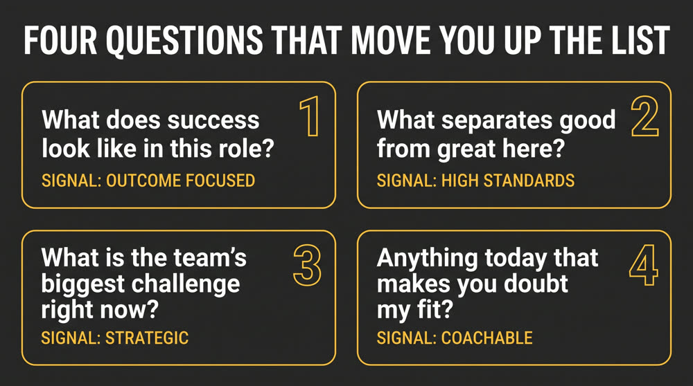 Four Questions That Move You Up the List