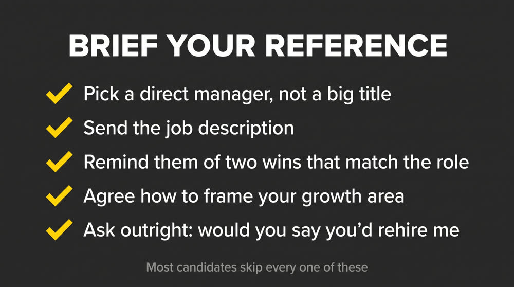 Brief Your References. Almost Nobody Does
