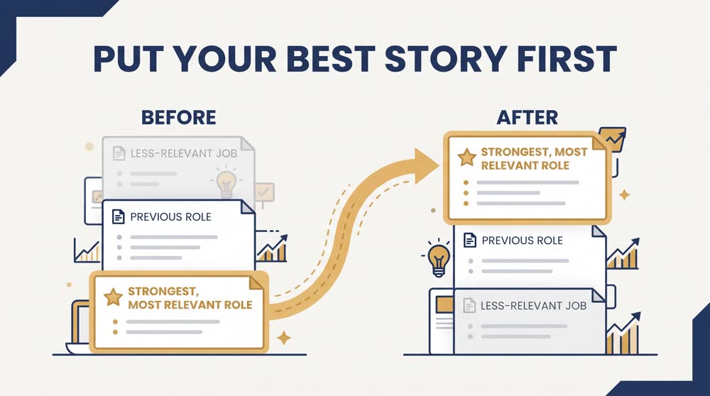 Put Your Best Story First